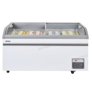 Wellquip SN550 Glass Display Chest Freezer 550L (Auto Defrost)