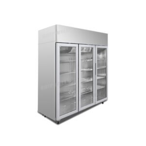 Quipwell TGC16 3-Door Upright Display Freezer 1450L