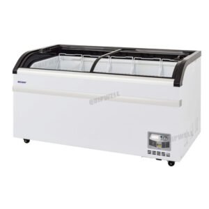 Wellquip KB50A Glass Display Chest Fridge 500L (Black) - Image 4