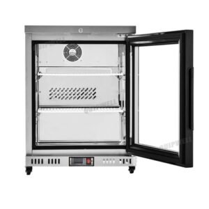 Quipwell MA24G 1-Door Glass Under Bench Fridge 605x635x825mm - Image 5