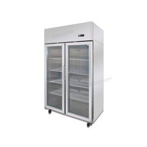 Quipwell TGC10 2-Door Upright Display Freezer 900L