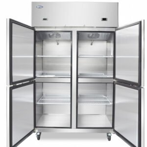 Quipwell B10C 4-Split Door Upright Storage Freezer 900L - Image 4