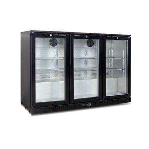 Quipwell LG322S 3-Door Bar Fridge 320L (Sliding)