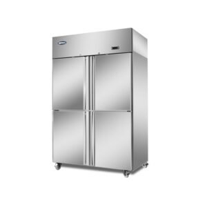 Quipwell TBSC13 4-Split Door Upright Storage Freezer 1300L