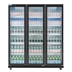 Wellquip IV36 3-Door Upright Display Fridge 1200L - Image 4