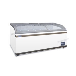 Wellquip KC700 Glass Display Chest Freezer 700L
