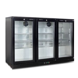 Quipwell LG321B 3-Door Bar Fridge 320L (Hinged) - Image 3