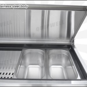 Quipwell PPA06 1-Door Pizza Prep Fridge 396L - Image 4