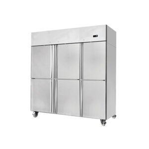 Quipwell TBSA15 6-Split Door Upright Storage Fridge 1500L