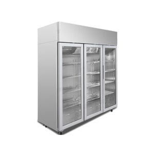 Quipwell TGA15 3-Door Upright Display Fridge 1500L