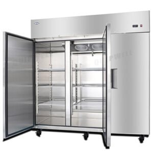Quipwell TSC2A1 3-Door Upright S/S Combo 2xFreezer 1xFridge
