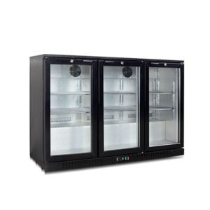 Quipwell LG321B 3-Door Bar Fridge 320L (Hinged)