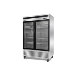 Quipwell BGC13 2-Door Upright Display Freezer 1335L