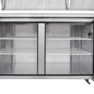 Quipwell PPA09 2-Door Pizza Prep Fridge 566L - Image 3