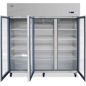 Quipwell TGA15 3-Door Upright Display Fridge 1500L - Image 4