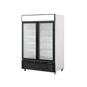 Quipwell LG1000HD 2-Door Upright Display Fridge 1000L (Hinged)