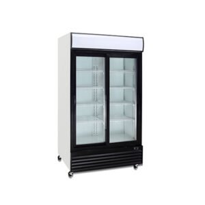 Quipwell LG1400SDS 2-Door Upright Display Fridge 1400L (Sliding)