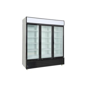 Quipwell LG1500HD 3-Door Upright Display Fridge 1500L